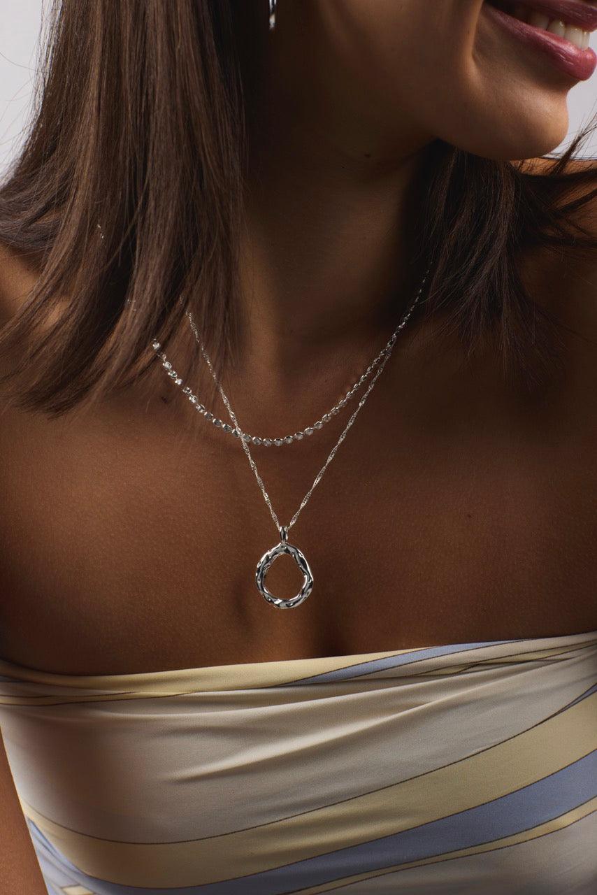 Silver Belle Necklace — Zafino Australia (2 of 3)