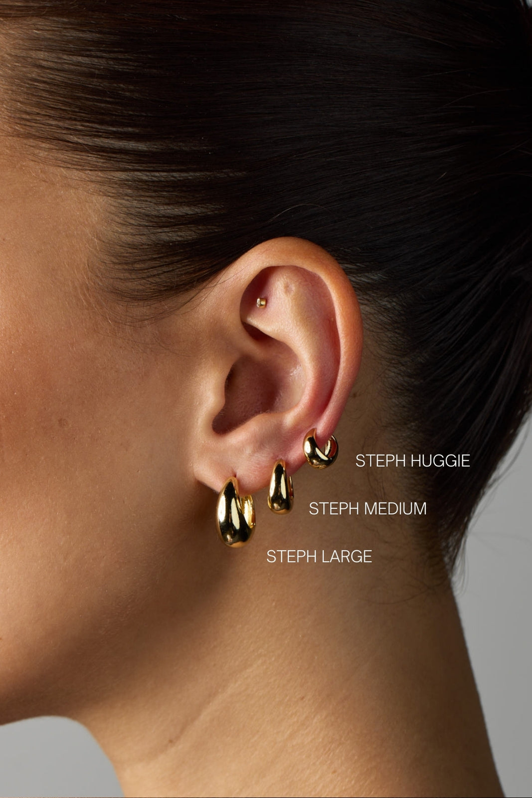 Silver Steph Hoop Large — Zafino Australia (2 of 5)