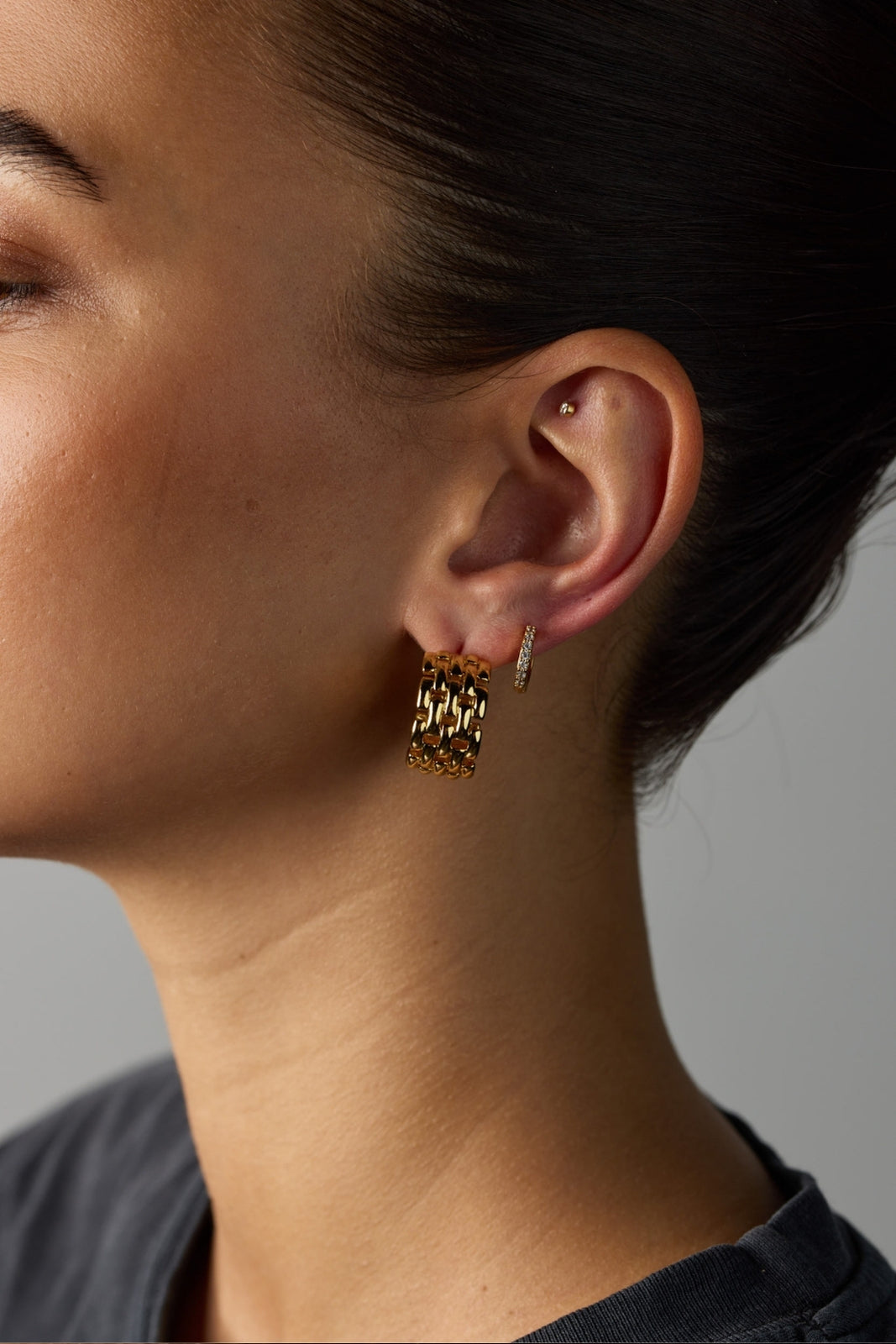 Gold Rosie Hoops — Zafino Australia (2 of 5)