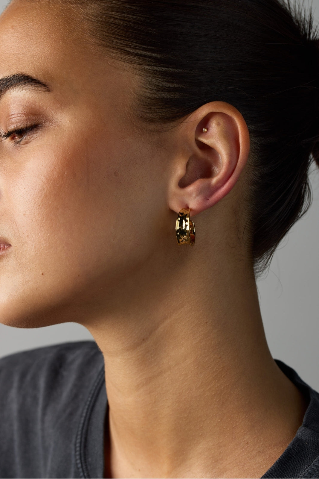 Gold Bianca Mini Hoops — Zafino Australia (2 of 7)