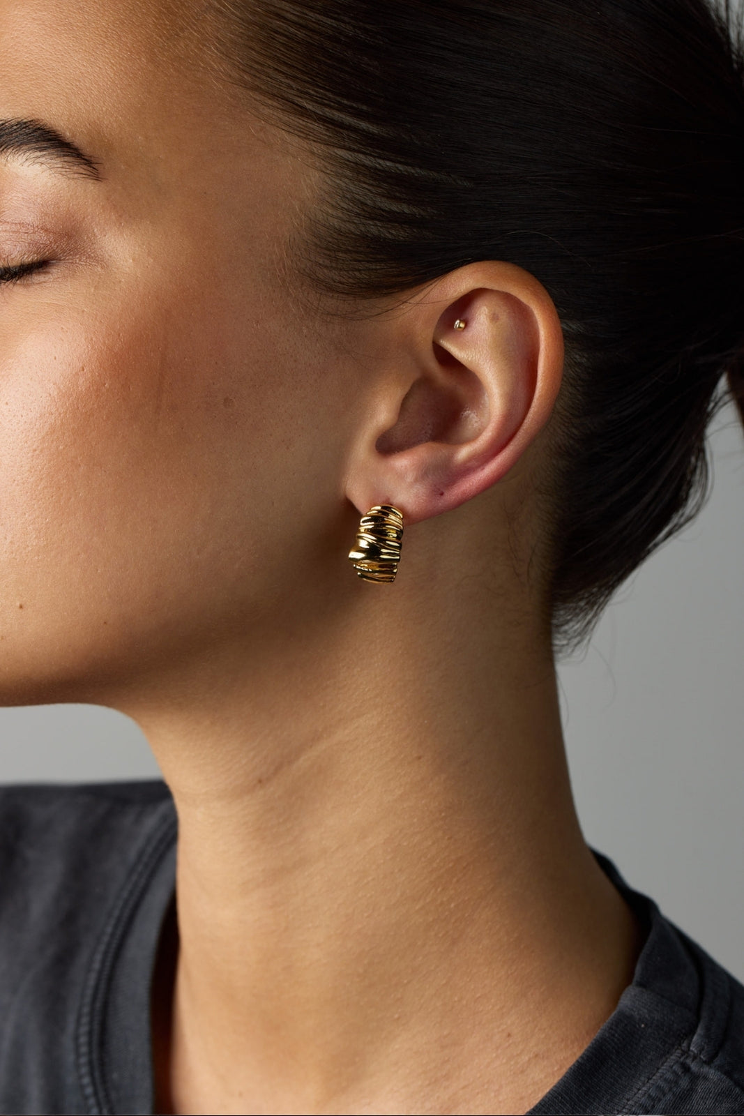 Silver Lottie Earring — Zafino Australia (2 of 6)