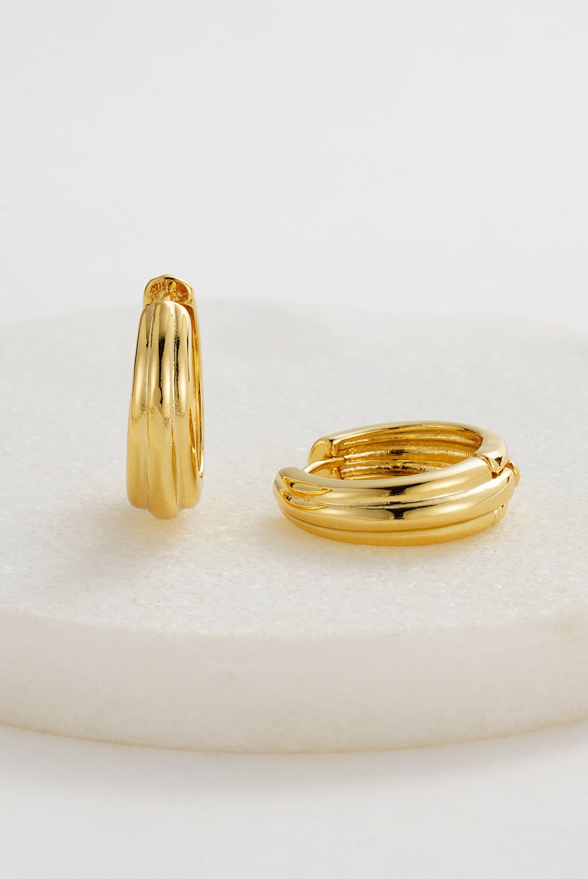 Gold Paris Hoop Earring — Zafino Australia (8 of 8)