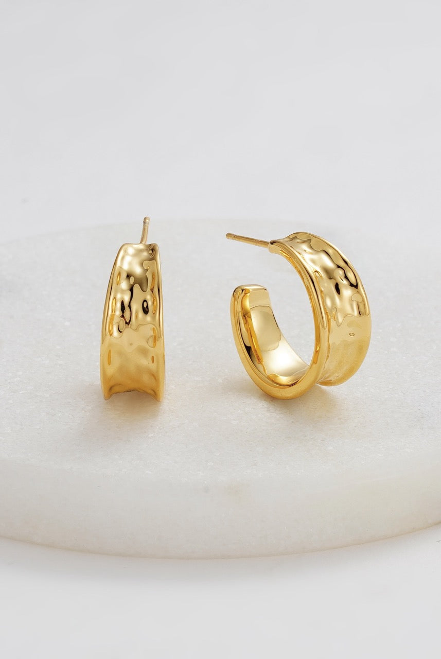 Gold Bianca Mini Hoops — Zafino Australia (6 of 7)
