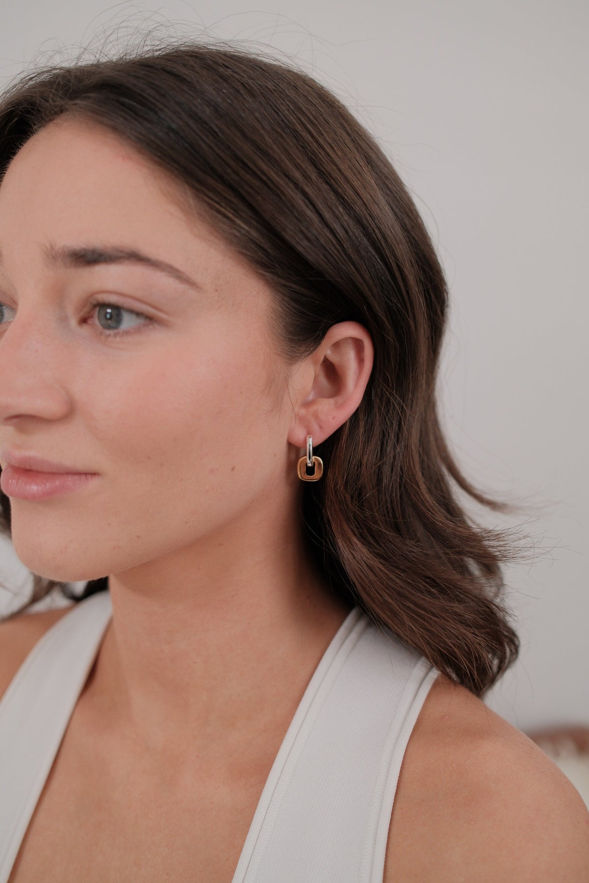 Gold Ella Earring - Gold/Silver — Zafino Australia (4 of 7)
