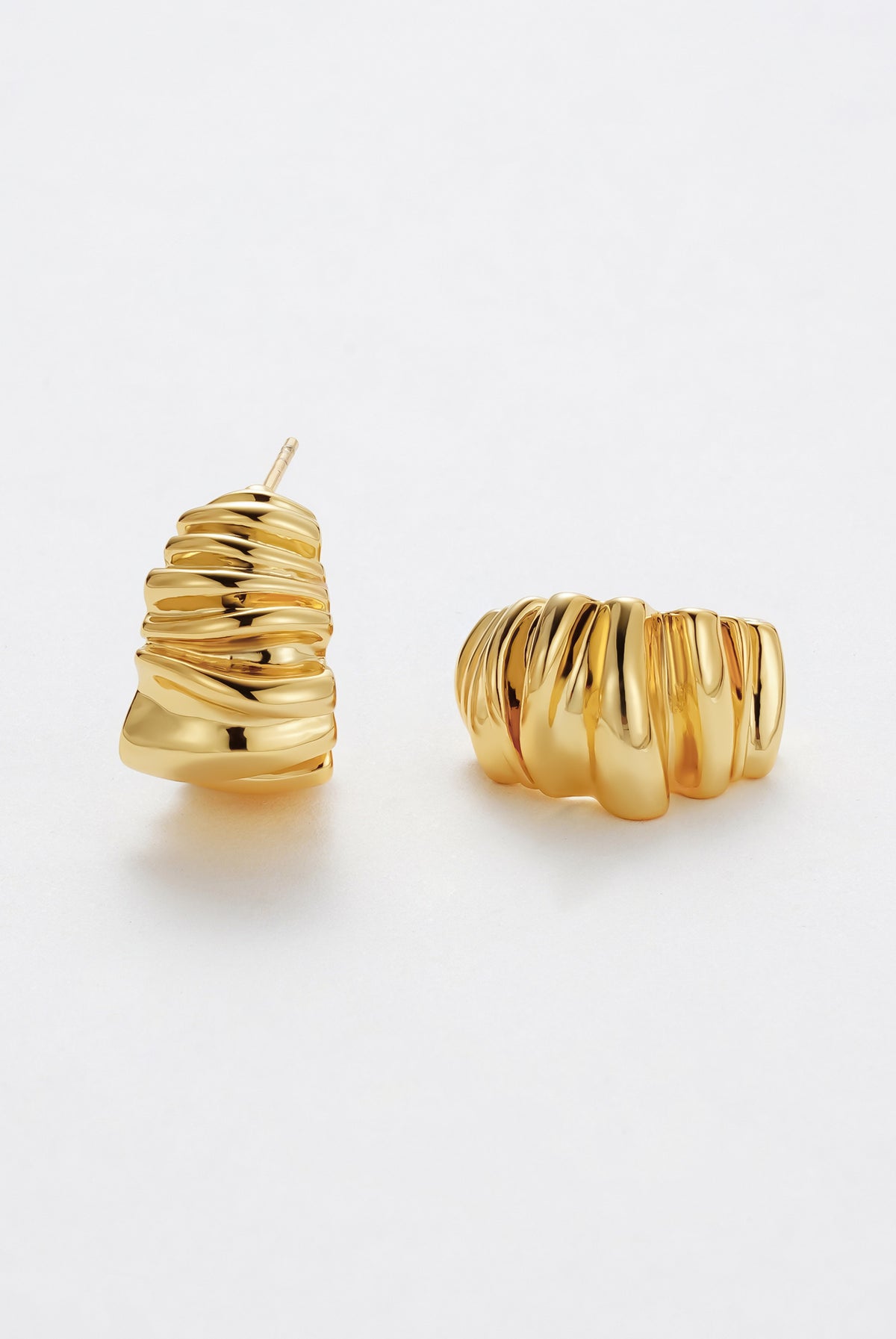 Gold Lottie Earring — Zafino Australia (6 of 6)