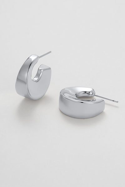 Harper Hoop - Silver