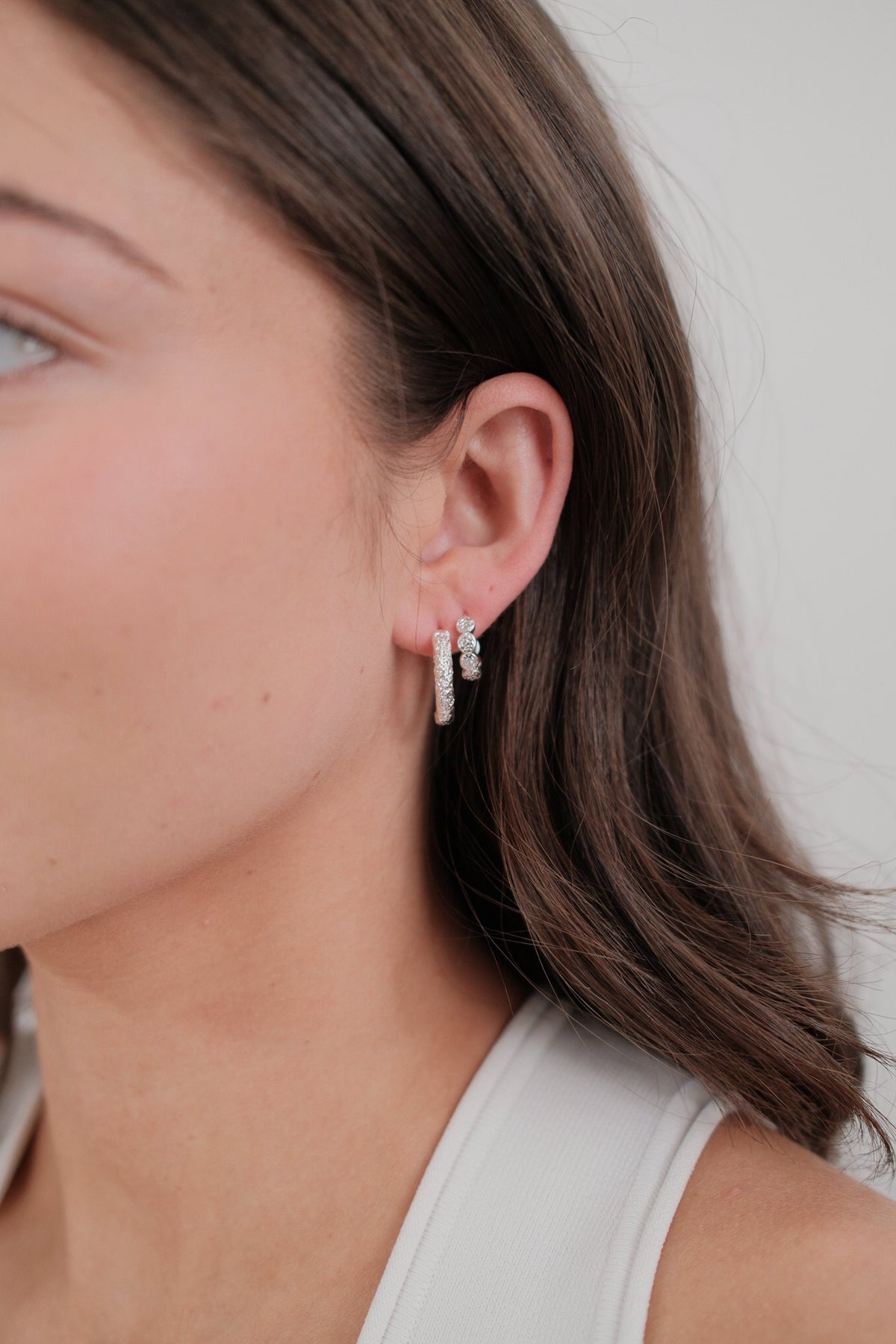 Silver Josie Hoop — Zafino Australia (2 of 5)
