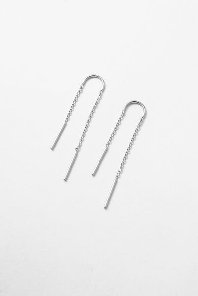 Ivy thread Earring - Silver