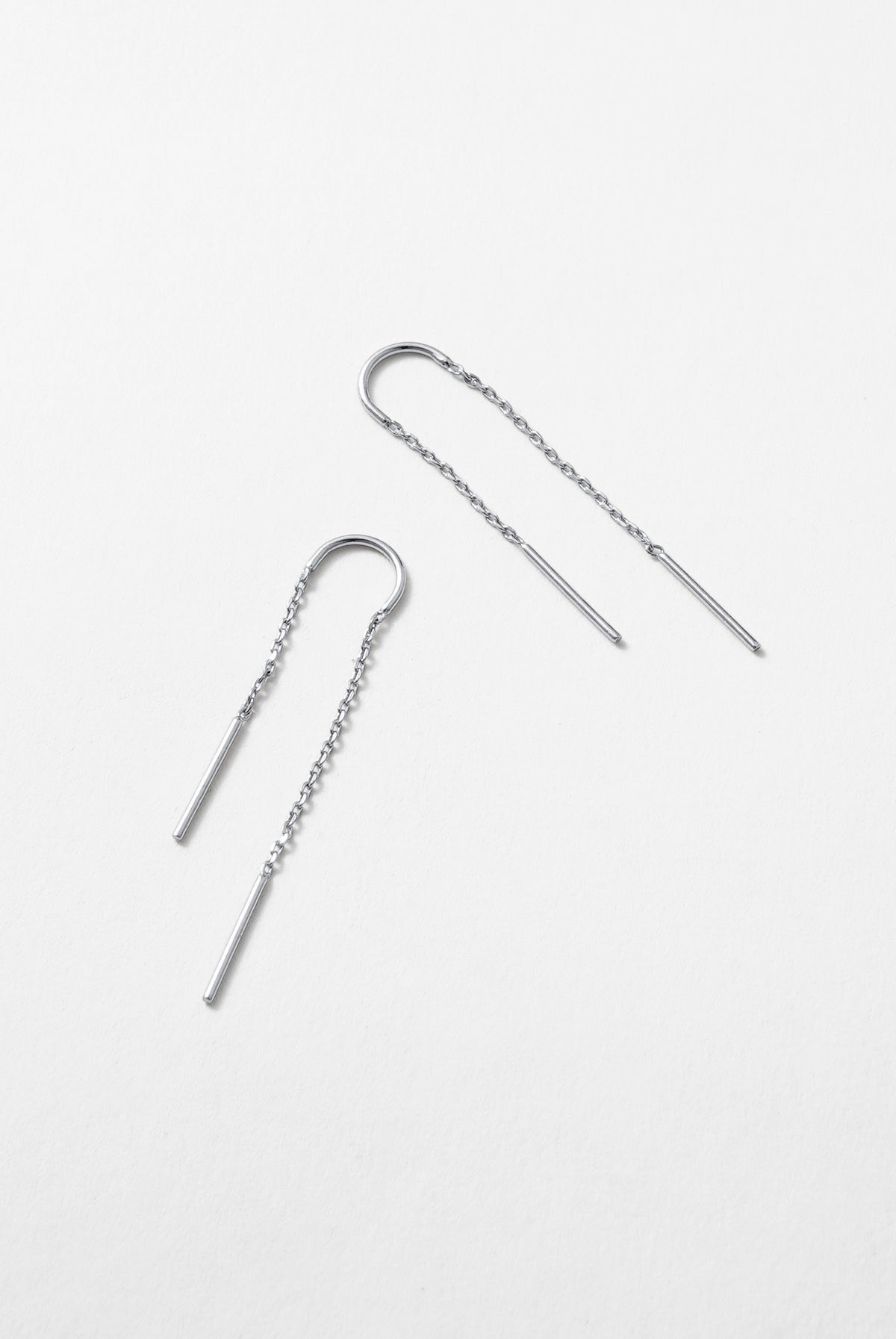 Silver Ivy thread Earring — Zafino Australia (4 of 4)