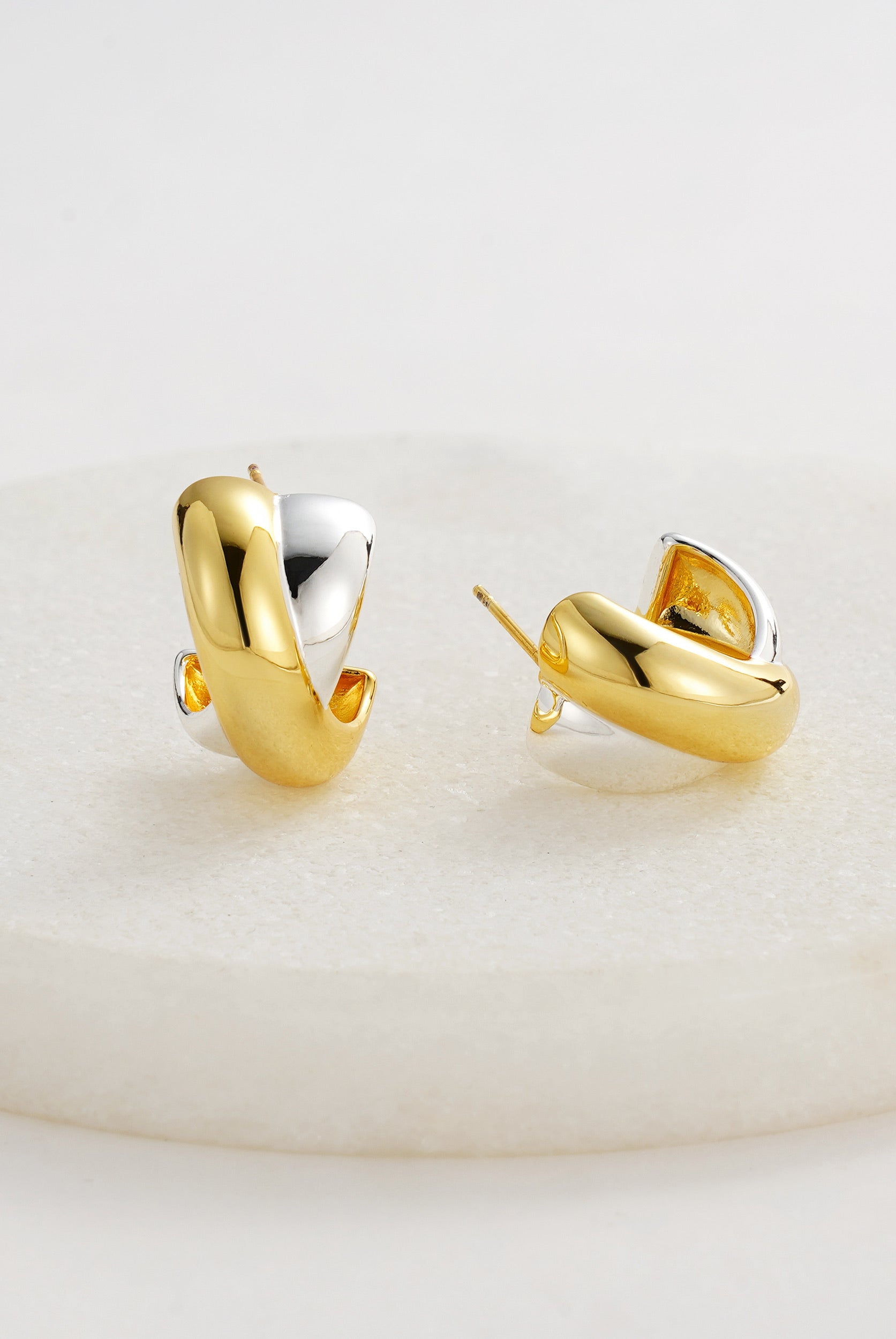 Gold Freya Hoop - Gold/Silver — Zafino Australia (4 of 6)