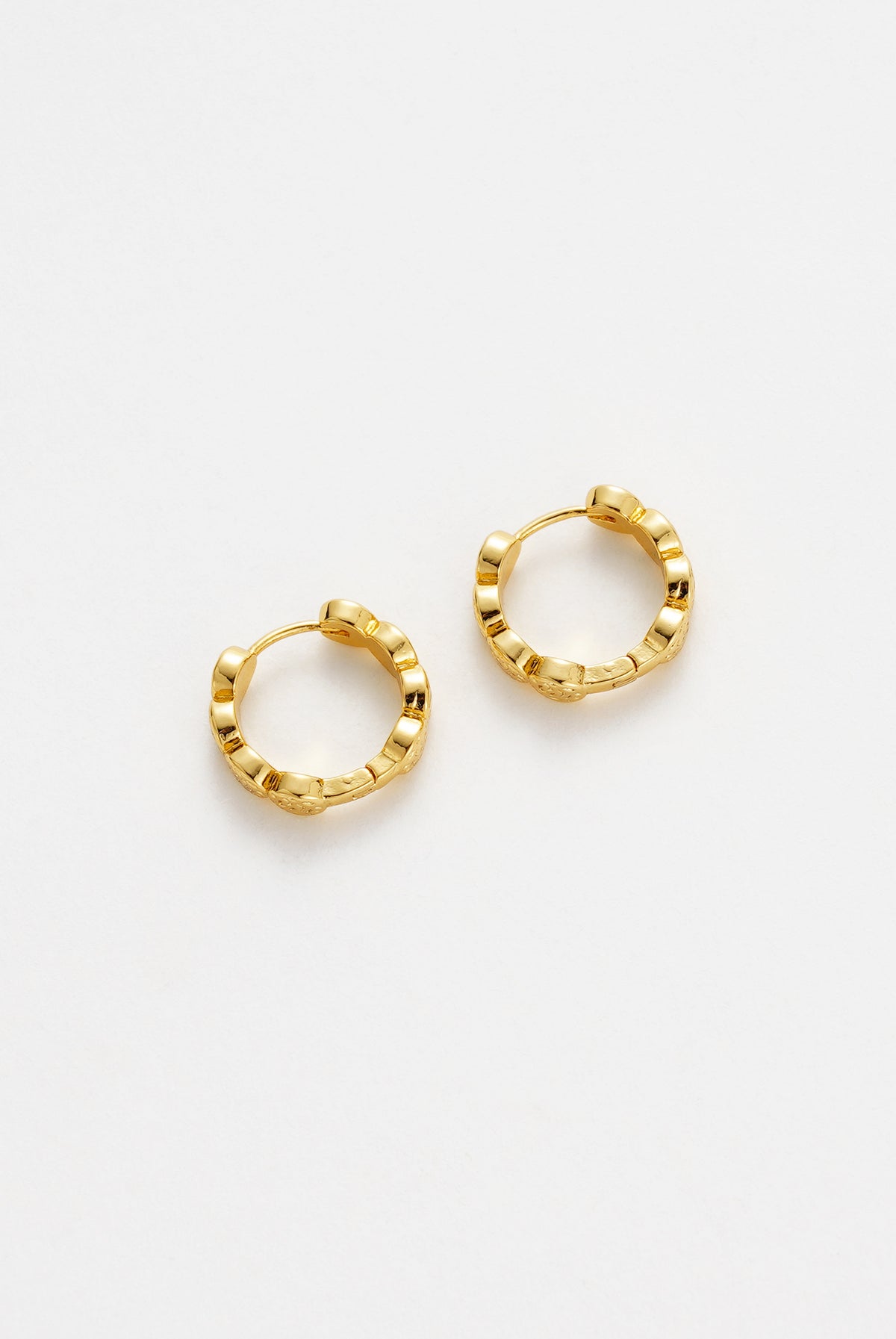 Gold Josie Hoop — Zafino Australia (3 of 6)