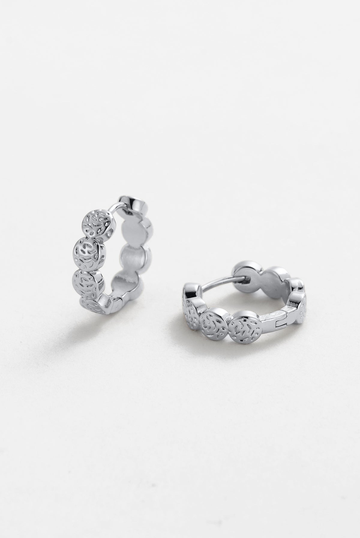 Silver Josie Hoop — Zafino Australia (1 of 5)