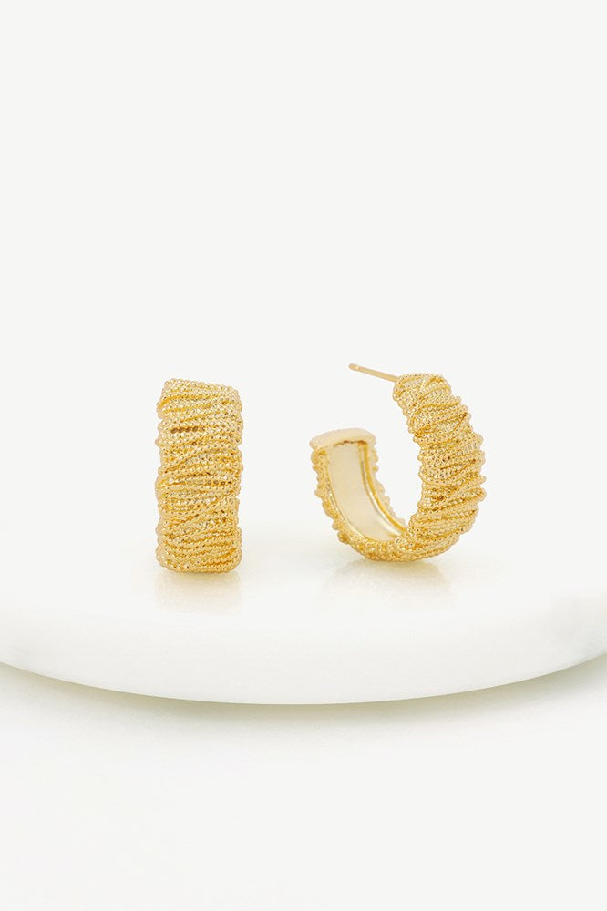 Gold Ophelia Hoop — Zafino Australia (1 of 3)