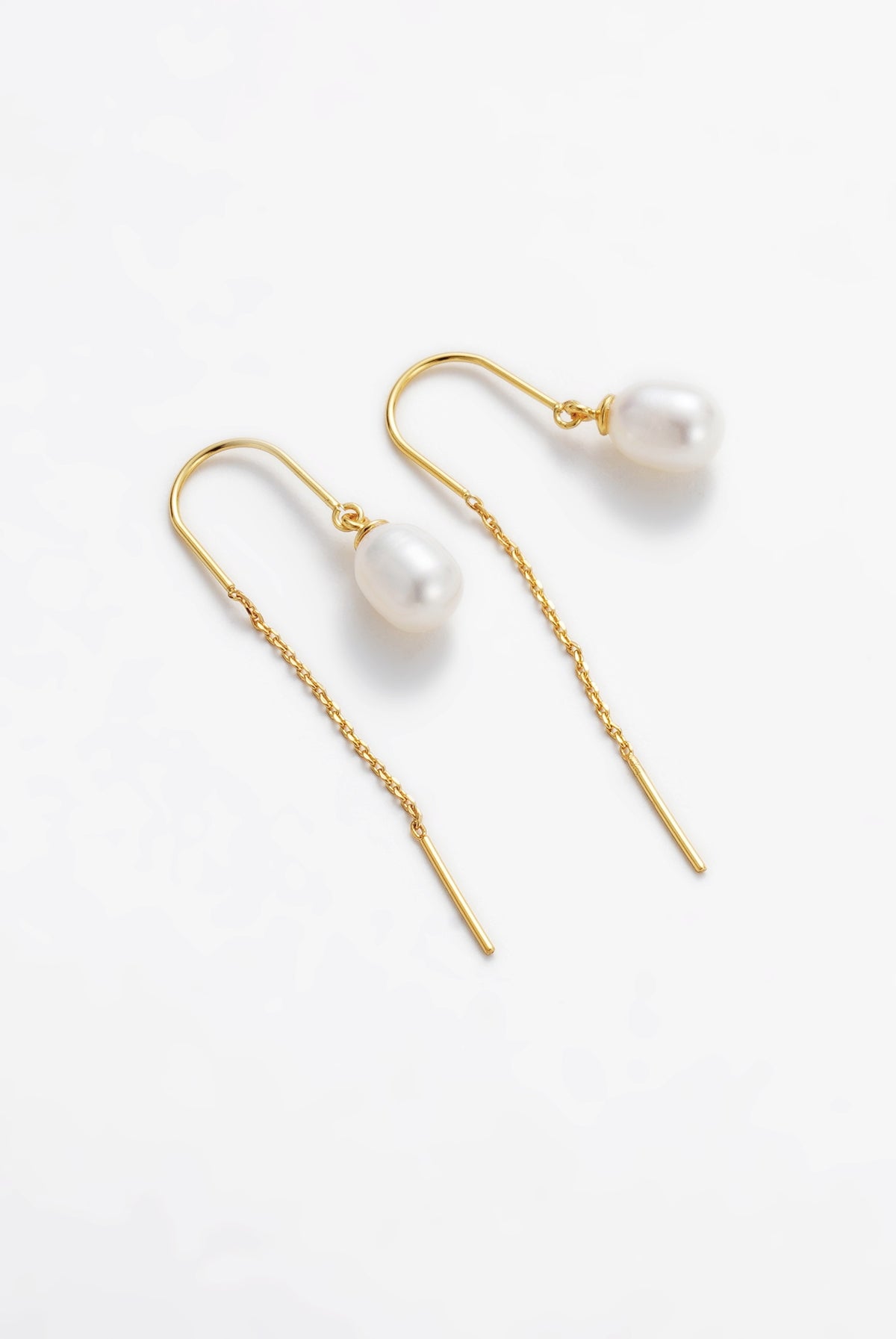 Gold Talia Thread Earring — Zafino Australia (1 of 5)