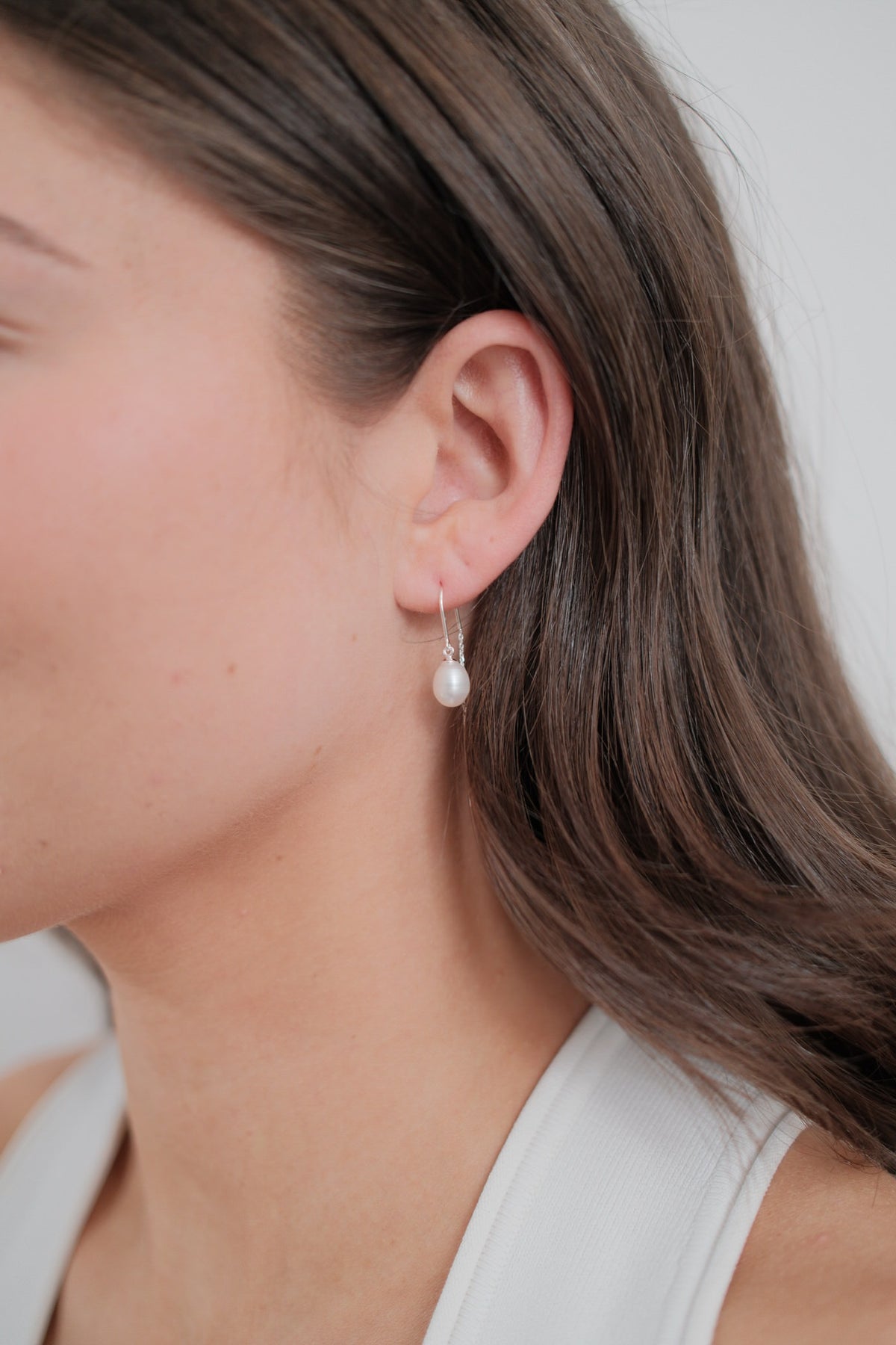 Silver Talia Thread Earring — Zafino Australia (2 of 5)