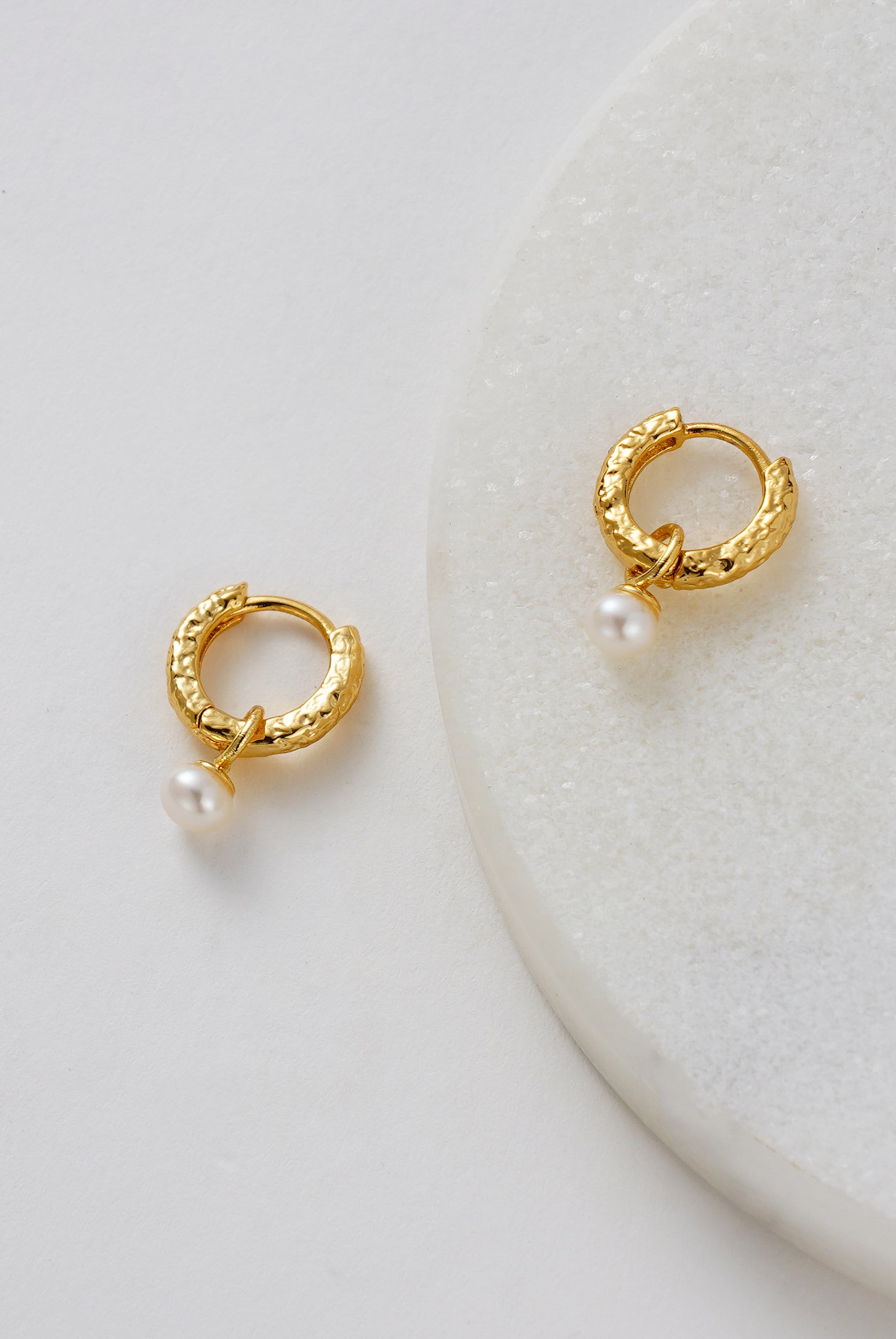 Gold Emery Earring - Pearl / Gold — Zafino Australia (4 of 5)