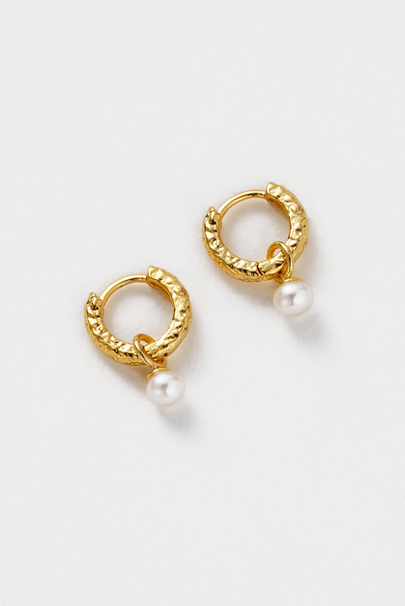 Gold Emery Earring - Pearl / Gold — Zafino Australia (1 of 5)