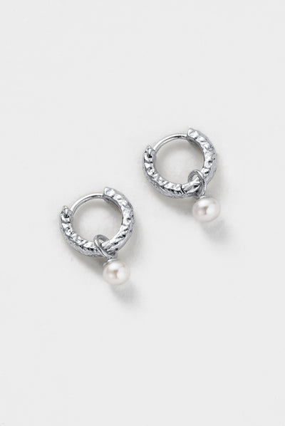Emery Earring - Pearl / Silver