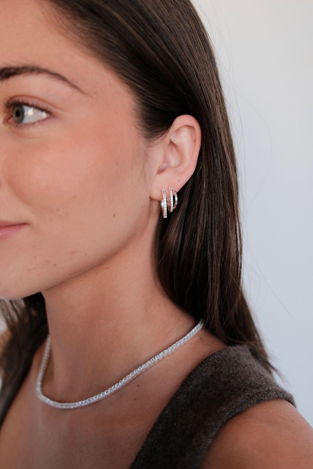 Silver Catalina Hoop — Zafino Australia (6 of 6)