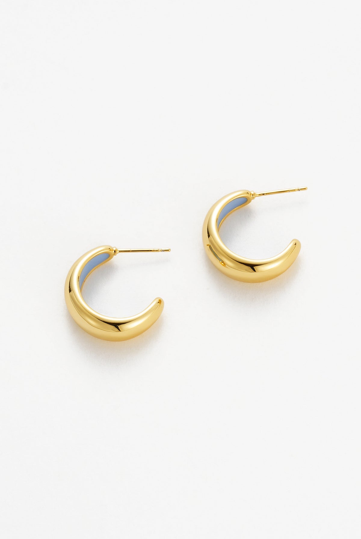 Gold Mindi Hoop - Blue/Gold — Zafino Australia (3 of 4)