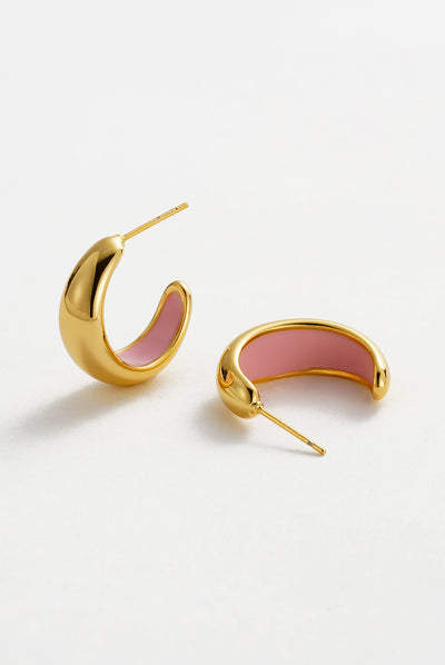 Mindi Hoop - Pink