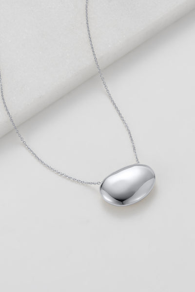 Paisley Necklace - Silver
