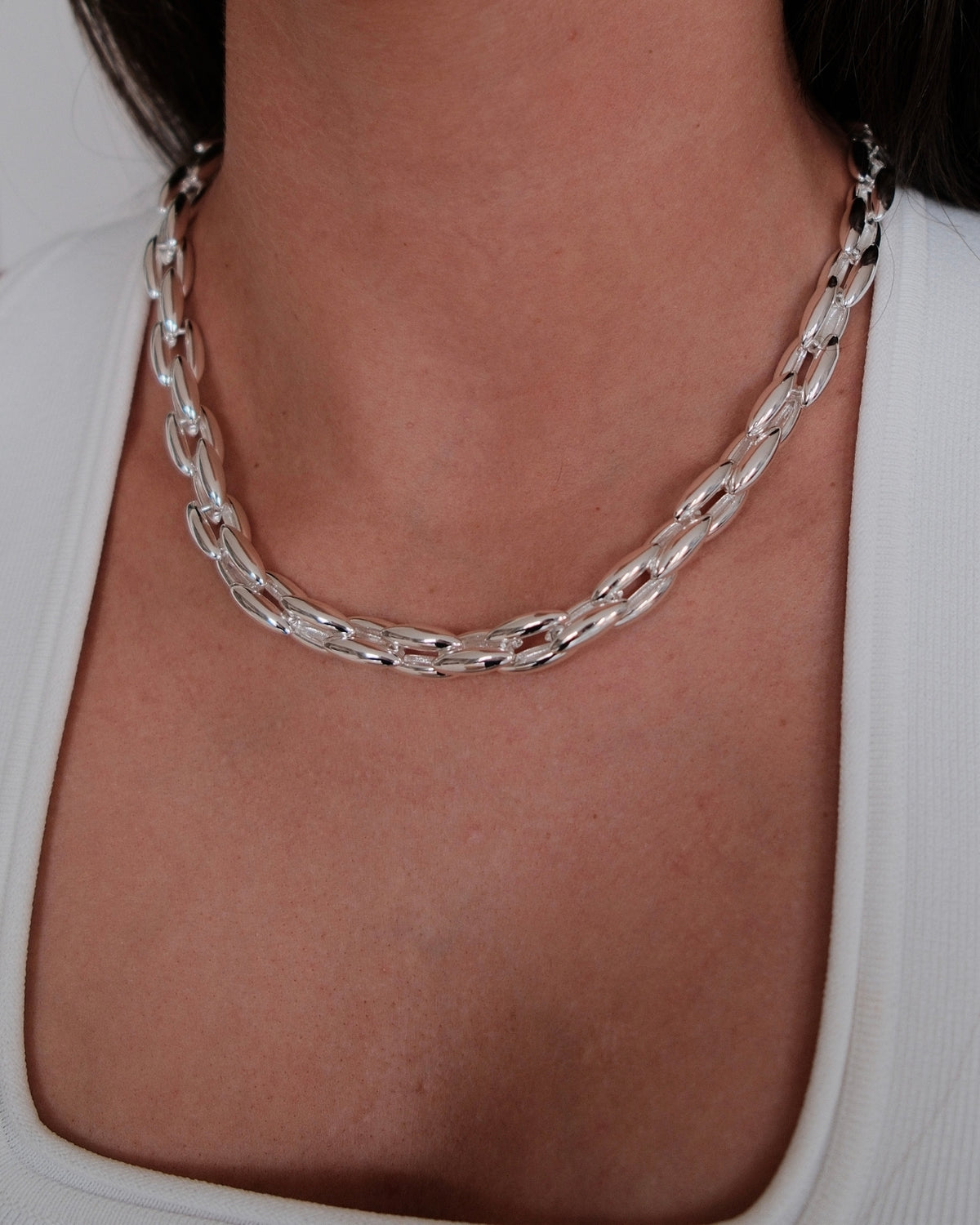 Silver Sara Necklace — Zafino Australia (5 of 5)