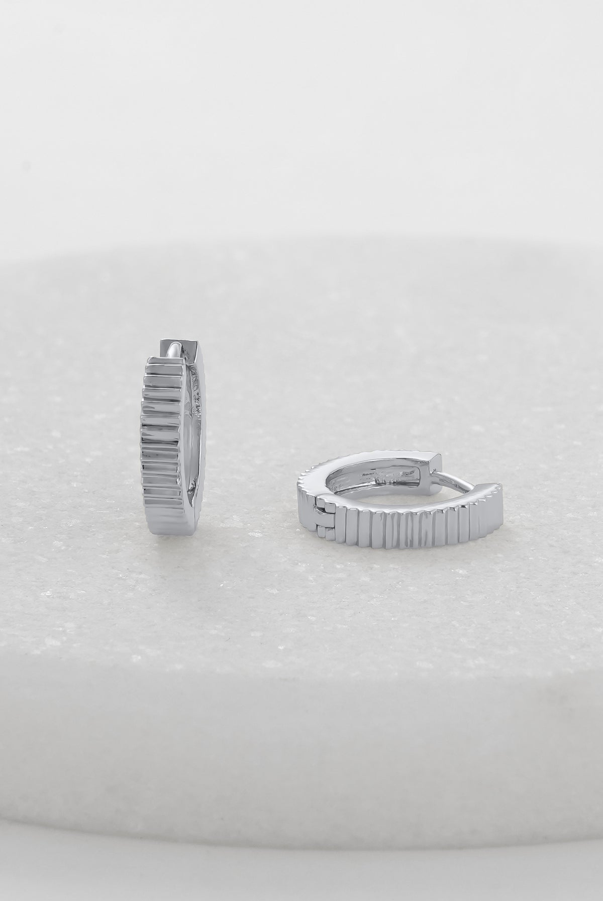 Silver Willow Huggie — Zafino Australia (4 of 4)