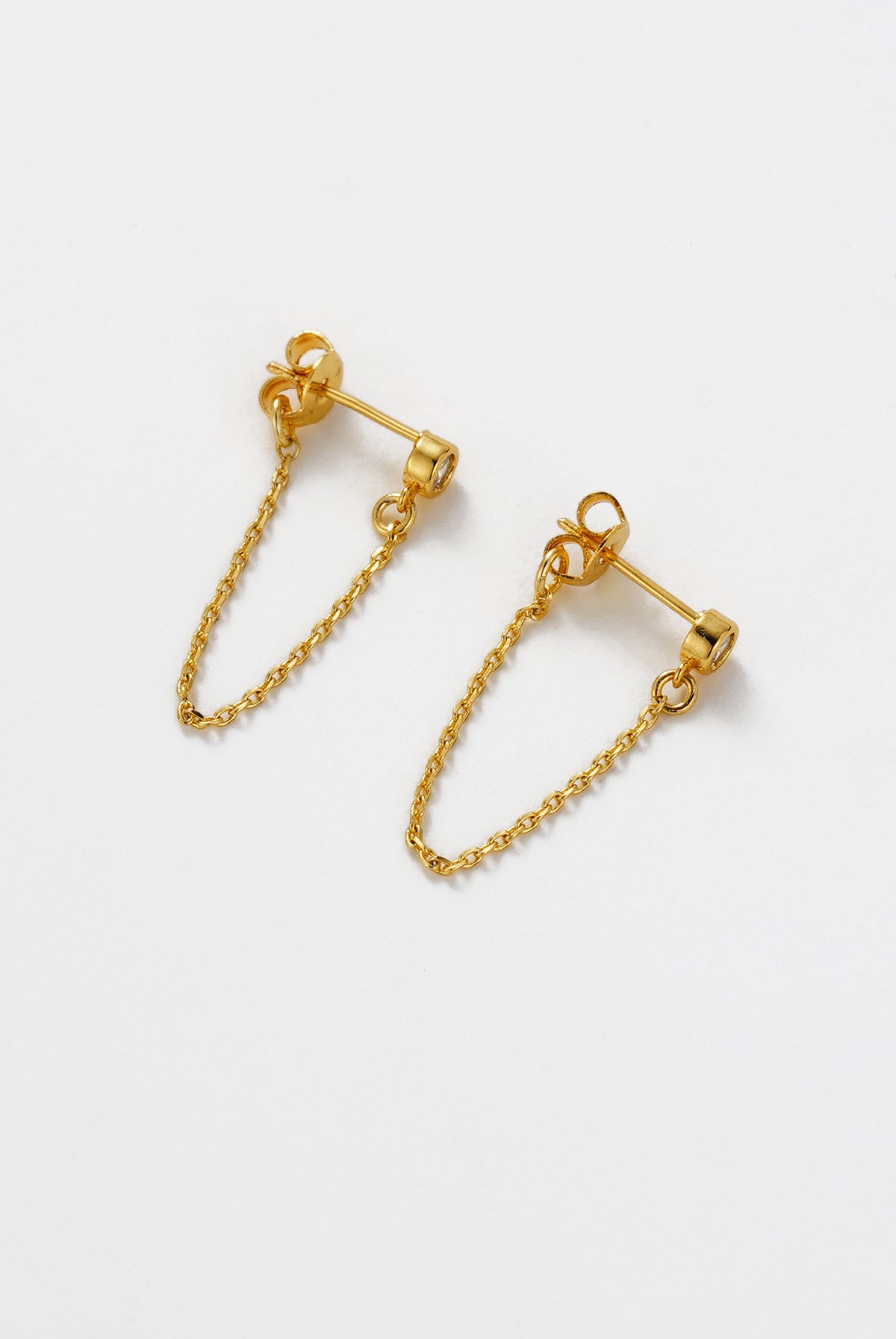Gold Crystal Chain Wrap Earring — Zafino Australia (1 of 5)