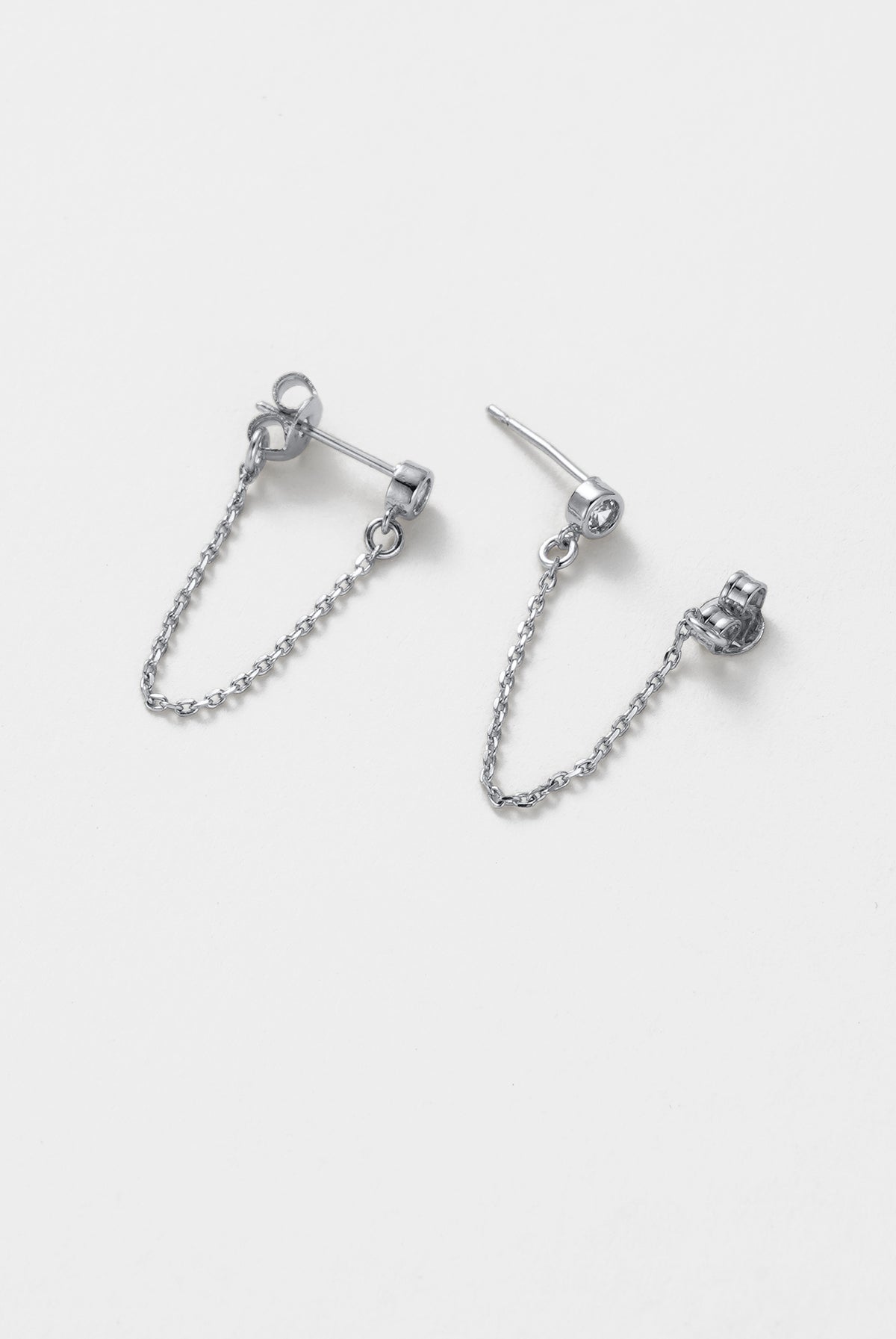 Silver Crystal Chain Wrap Earring — Zafino Australia (5 of 5)