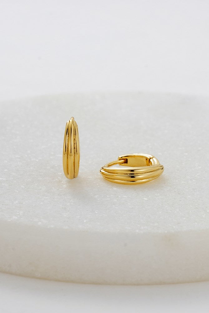 Gold Paris Huggie — Zafino Australia (2 of 4)