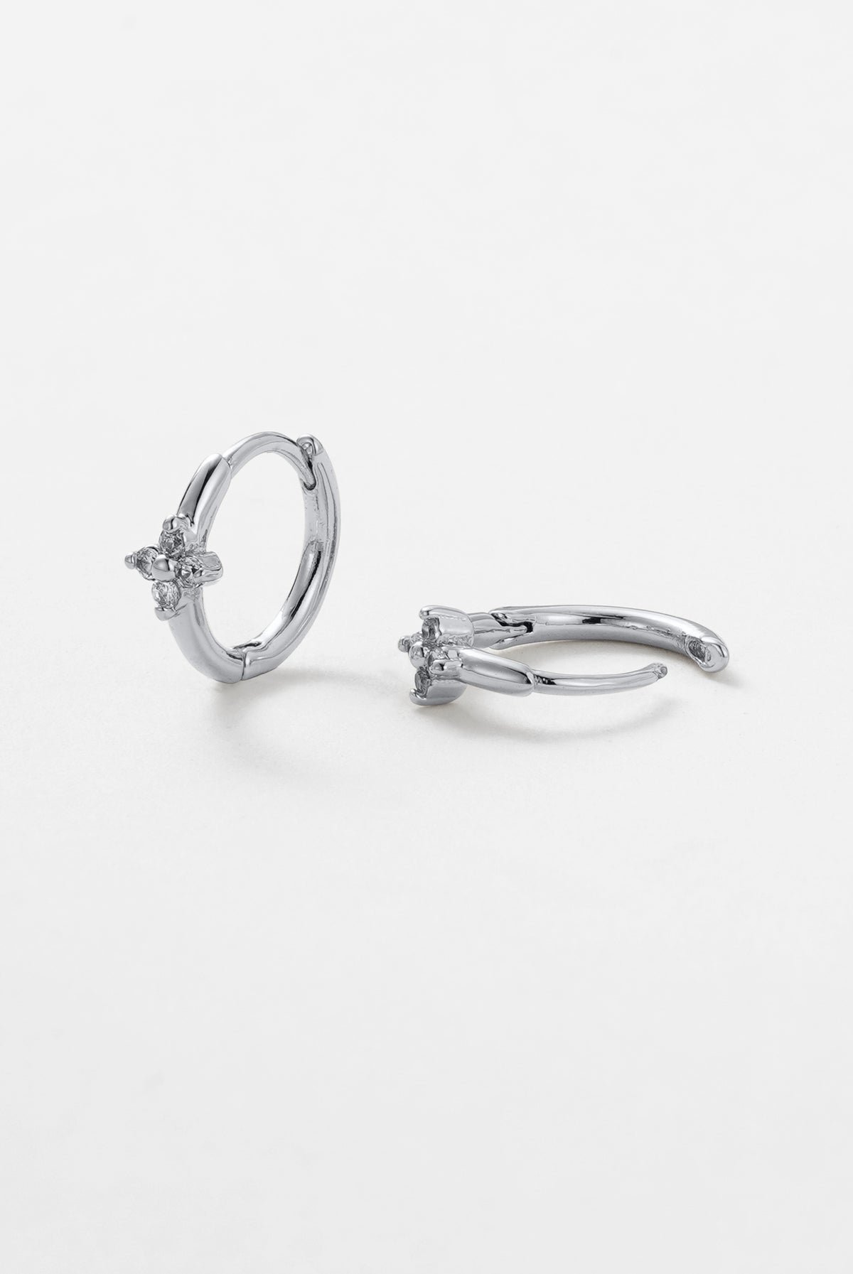 Silver Ivy Huggie — Zafino Australia (4 of 4)