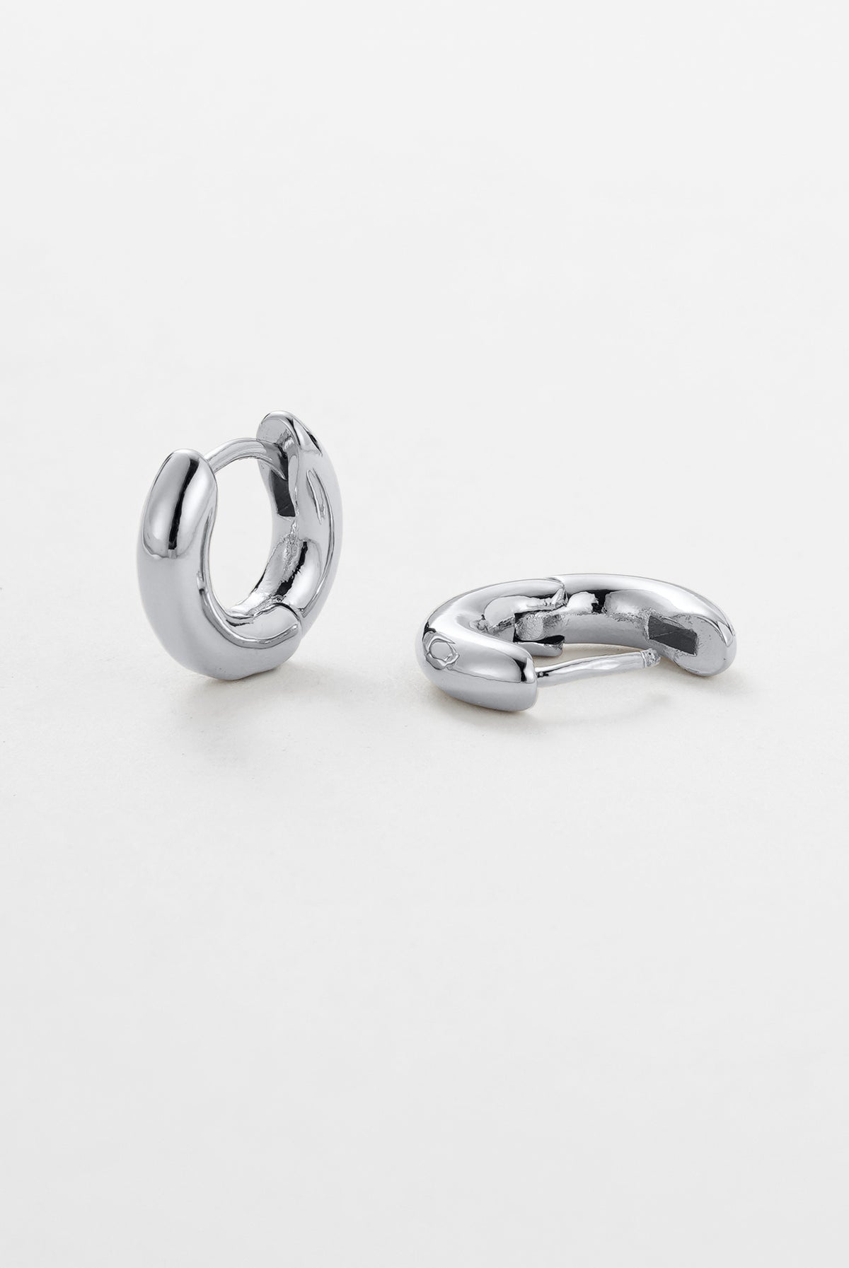 Silver Kendall Huggie — Zafino Australia (3 of 4)