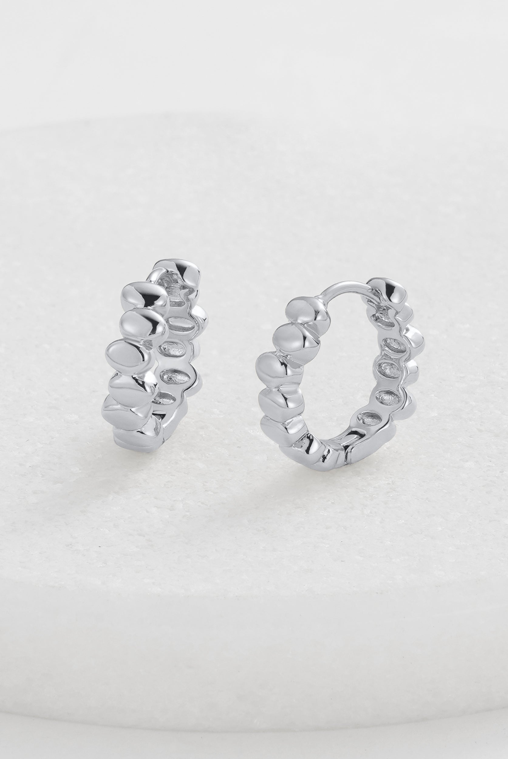 Silver Bailey Huggie — Zafino Australia (6 of 6)