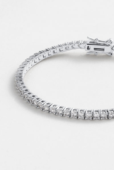 Dani Tennis Bracelet - Silver