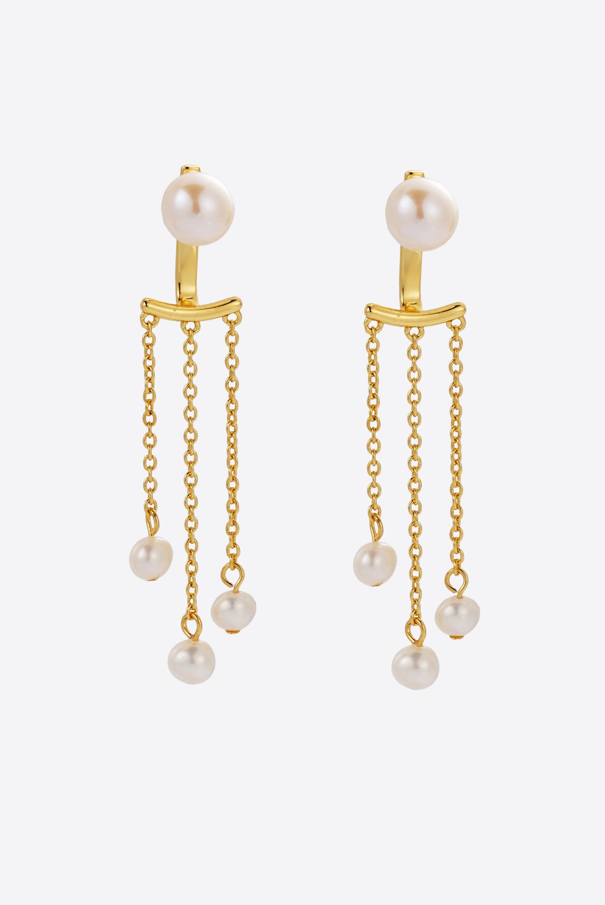 Gold Elise Pearl Earring — Zafino Australia (1 of 5)