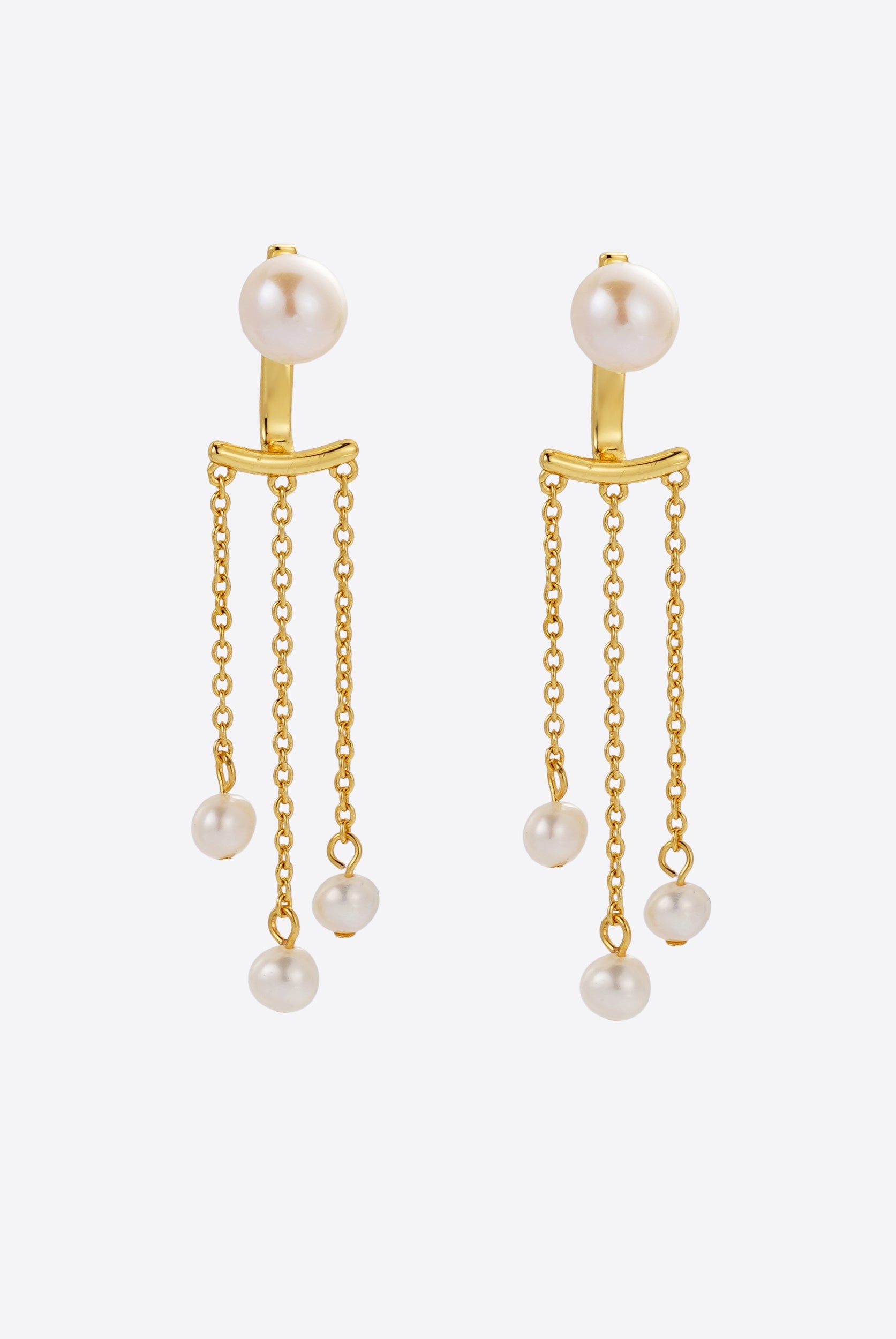 Gold Elise Pearl Earring — Zafino Australia (1 of 5)
