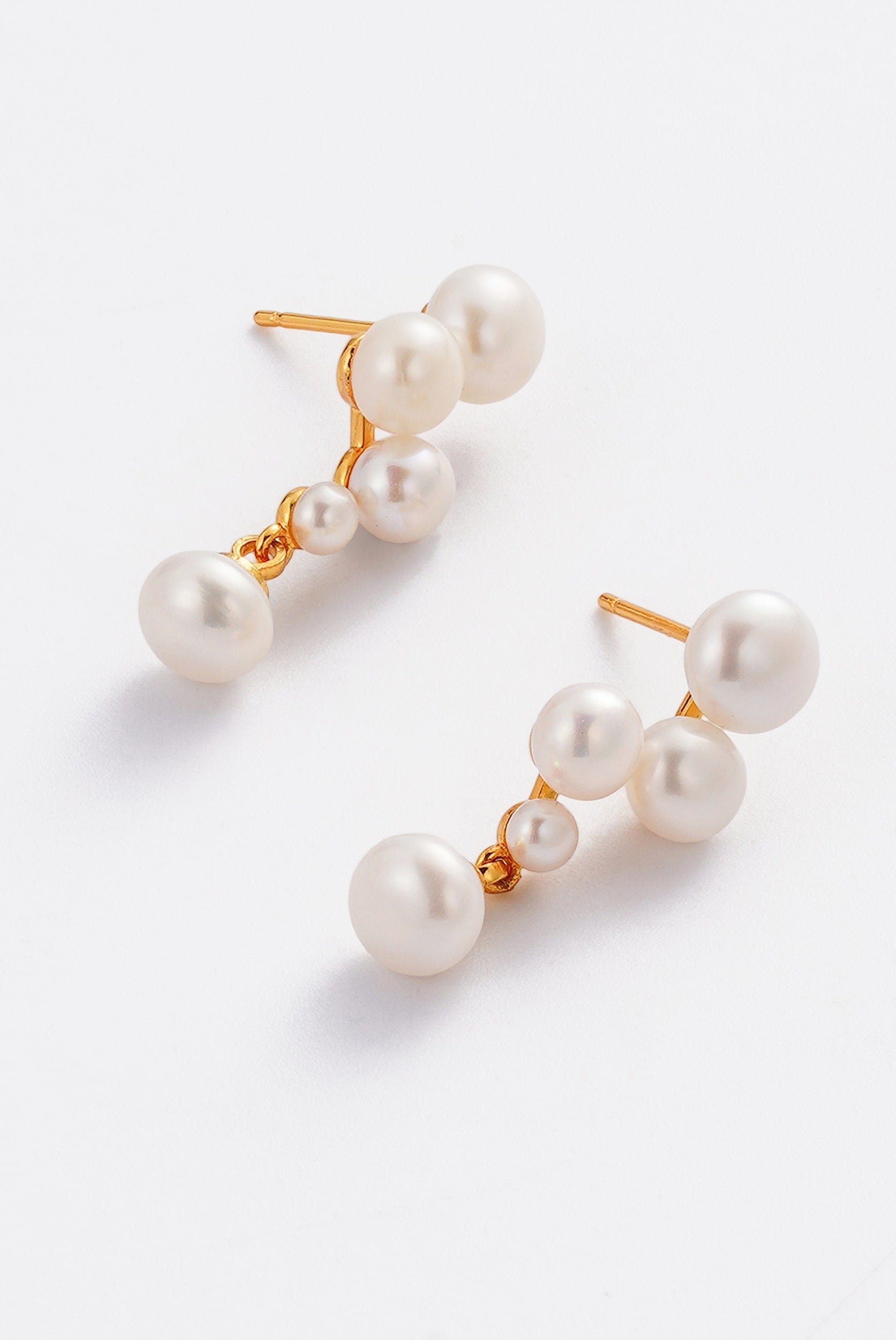 Gold Luna Pearl Earring — Zafino Australia (3 of 5)