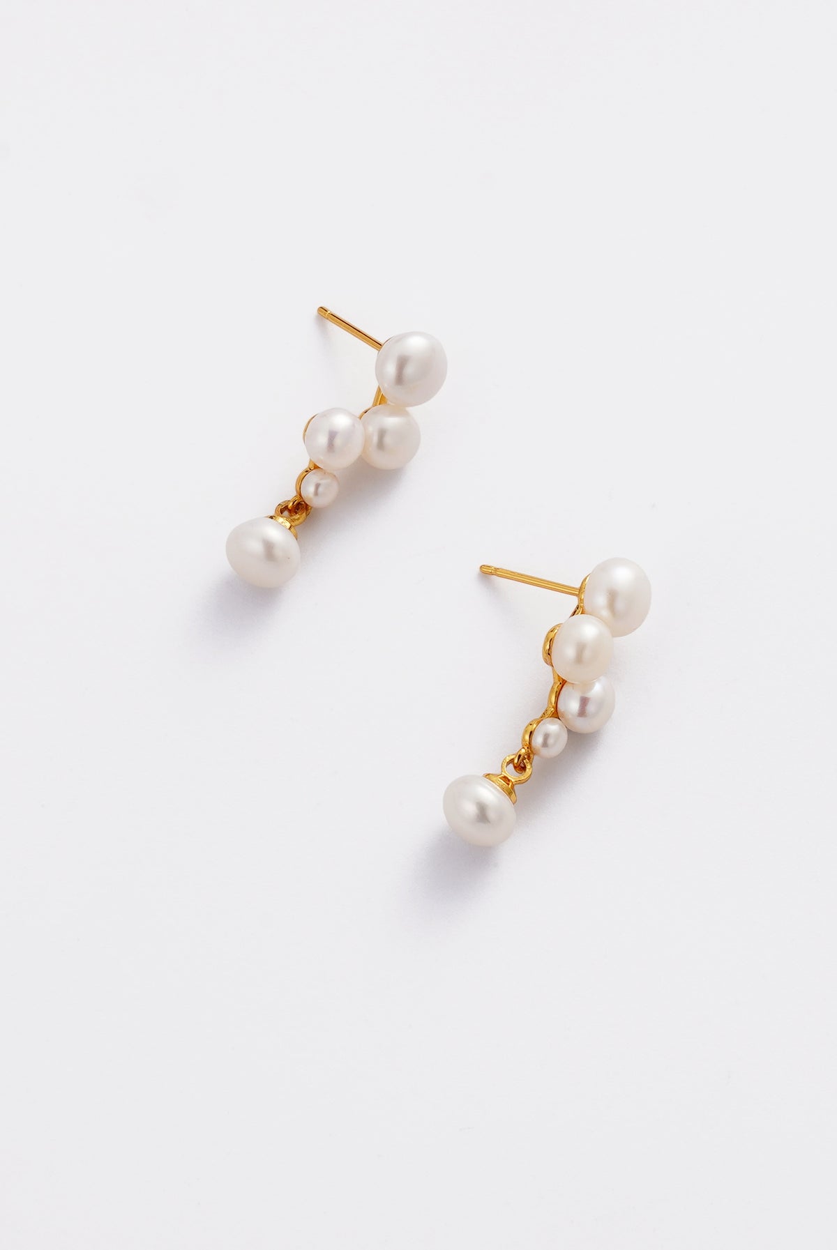 Gold Luna Pearl Earring — Zafino Australia (5 of 5)