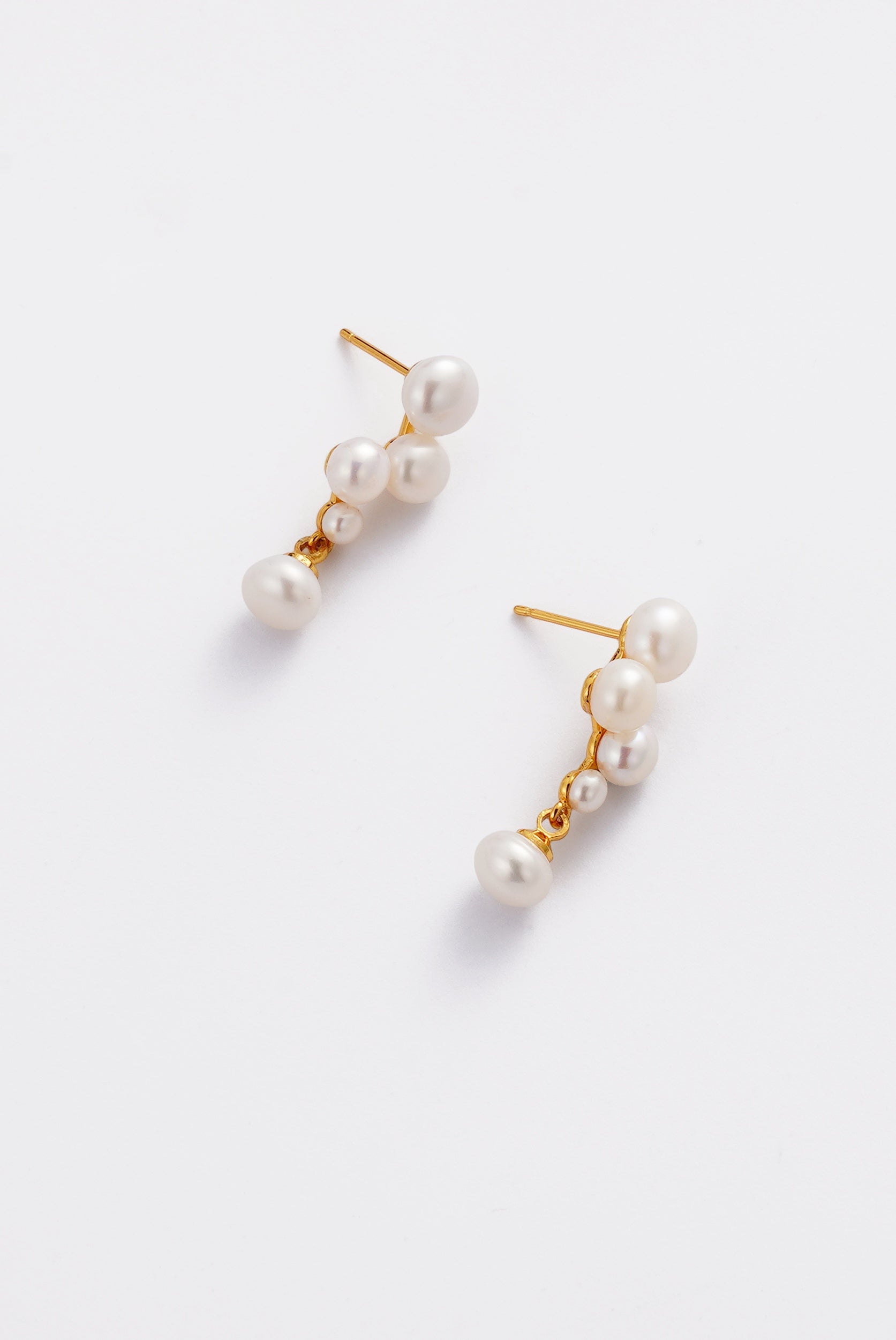 Gold Luna Pearl Earring — Zafino Australia (5 of 5)