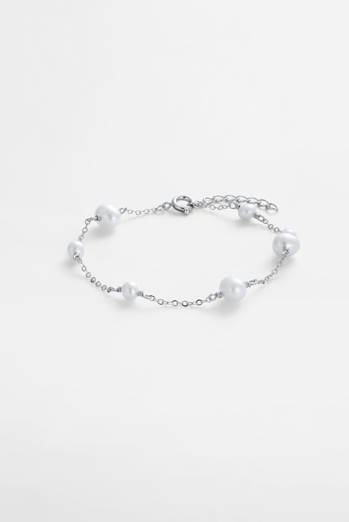 Silver Luna Pearl Bracelet — Zafino Australia (1 of 4)