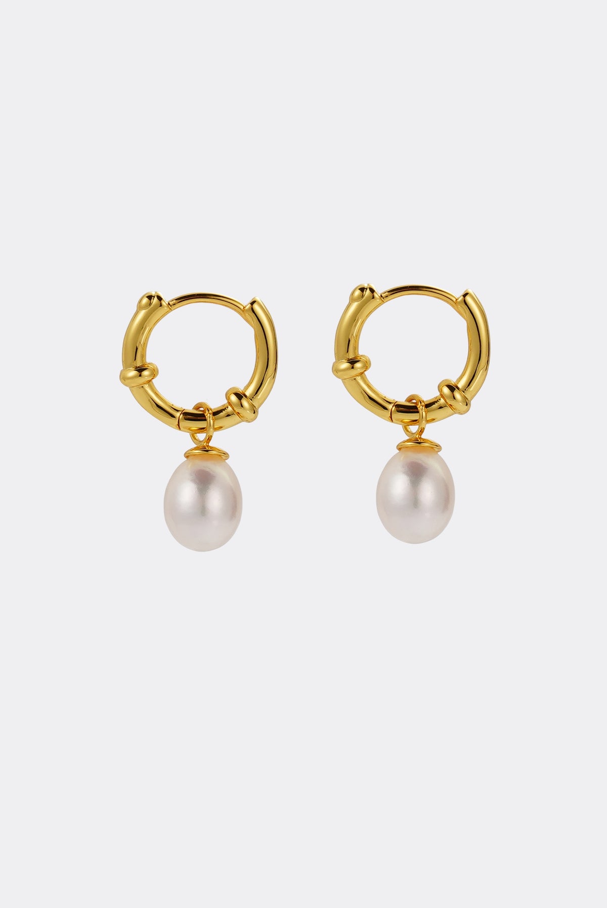 Gold Tessa Pearl Hoop — Zafino Australia (3 of 6)
