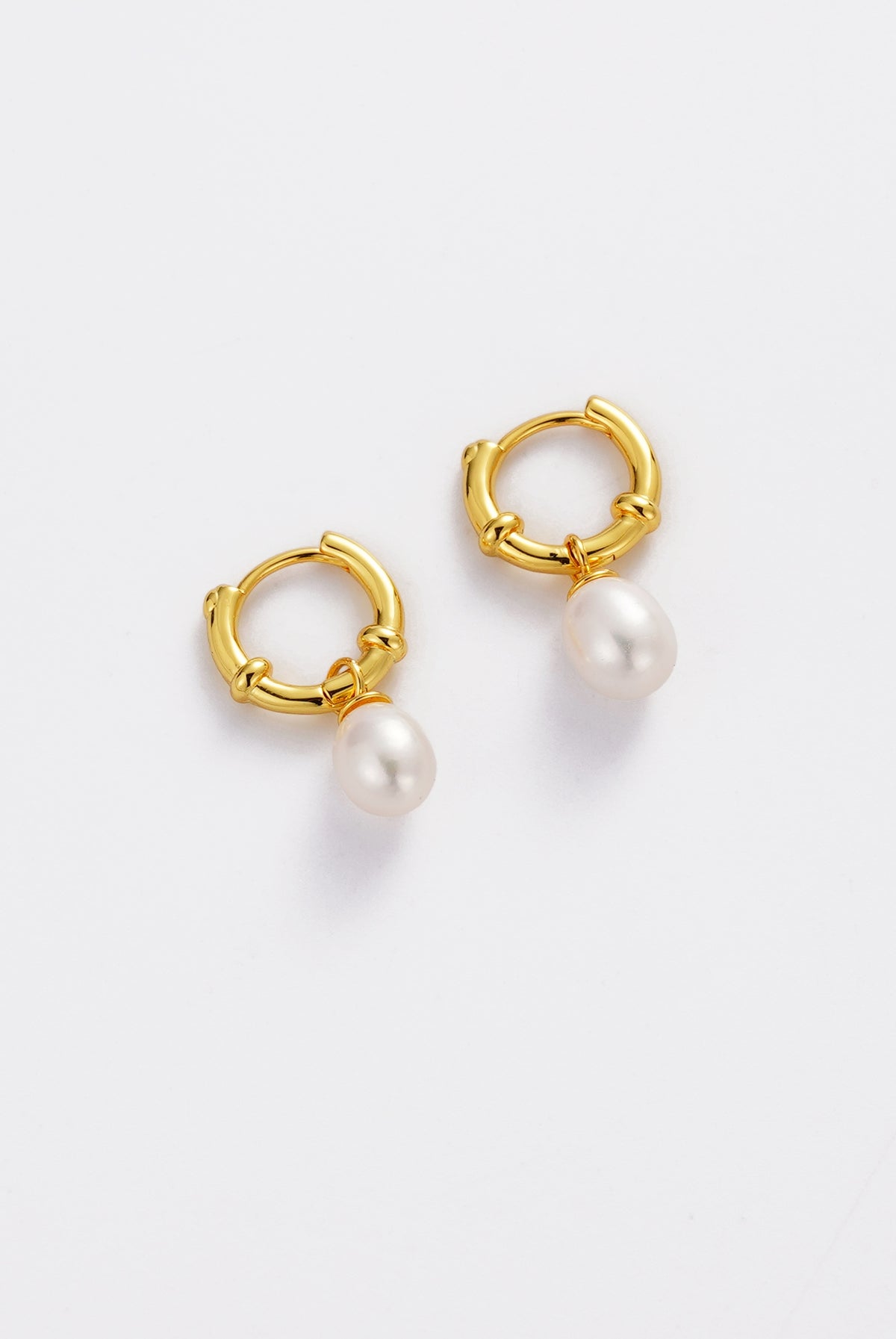 Gold Tessa Pearl Hoop — Zafino Australia (1 of 6)