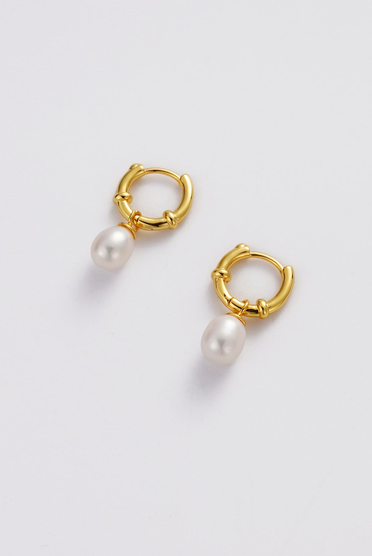 Gold Tessa Pearl Hoop — Zafino Australia (6 of 6)