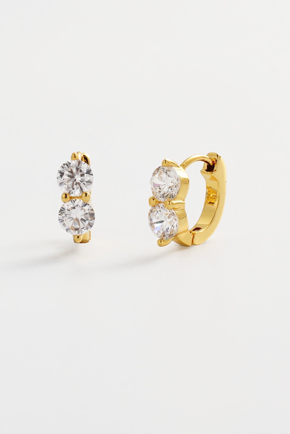 Gold Zoe Huggie — Zafino Australia (3 of 5)
