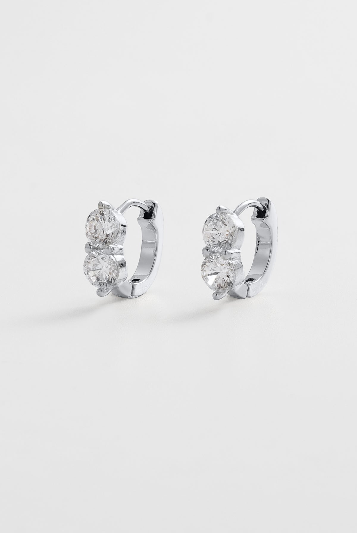Serena & Zoe Earring with Rhi Ear Cuff - Silver