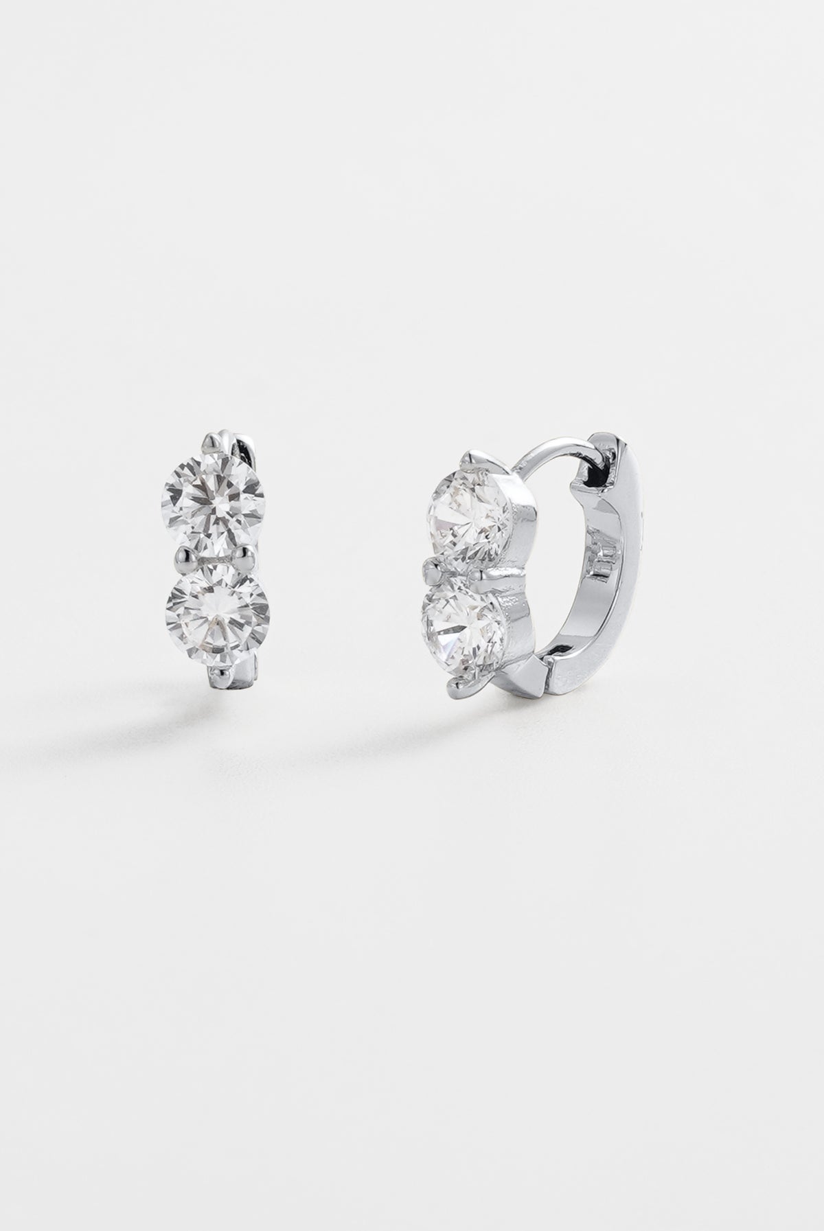 Silver Zoe Huggie — Zafino Australia (3 of 5)