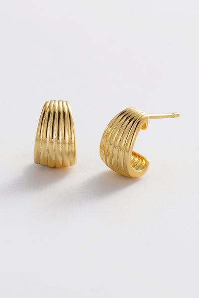 Sasha Hoop - Small / Gold