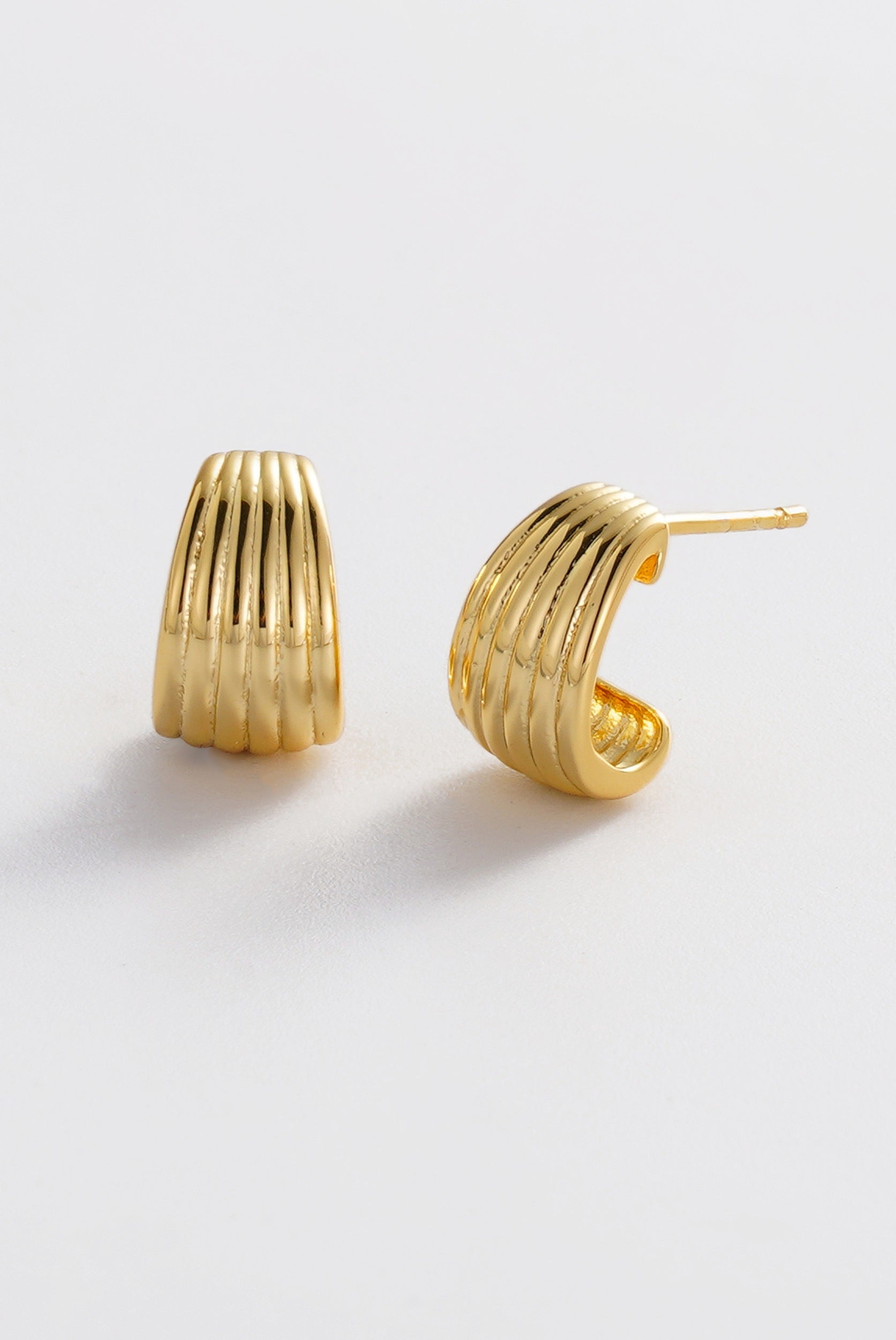 Gold Sasha Hoop - Small / Gold — Zafino Australia (1 of 4)