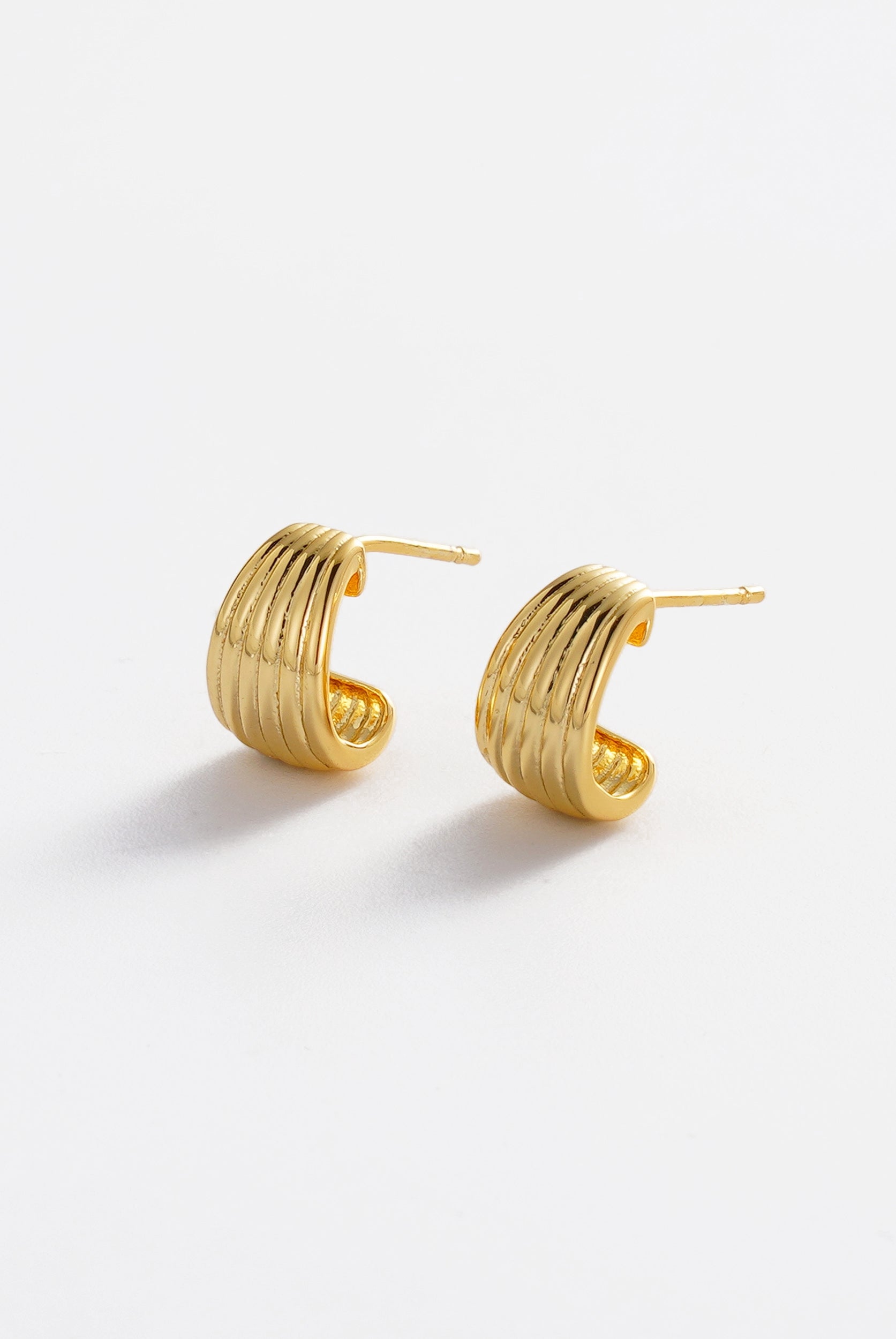 Gold Sasha Hoop - Small / Gold — Zafino Australia (4 of 4)